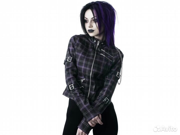 Куртка Женская Killstar Roz Zip Jacket Tartan