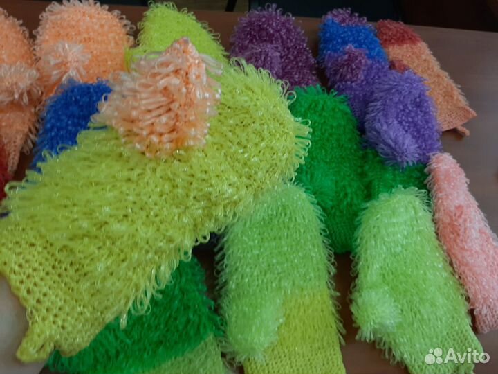 Мочалка- варежка