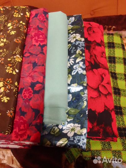 Ткани СССР новые разные размеры