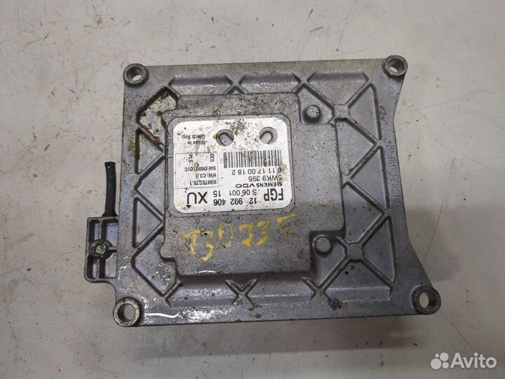 Блок управления двигателем Opel Zafira B, 2007