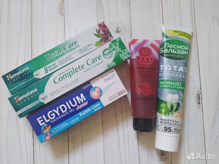 Зубные пасты новые