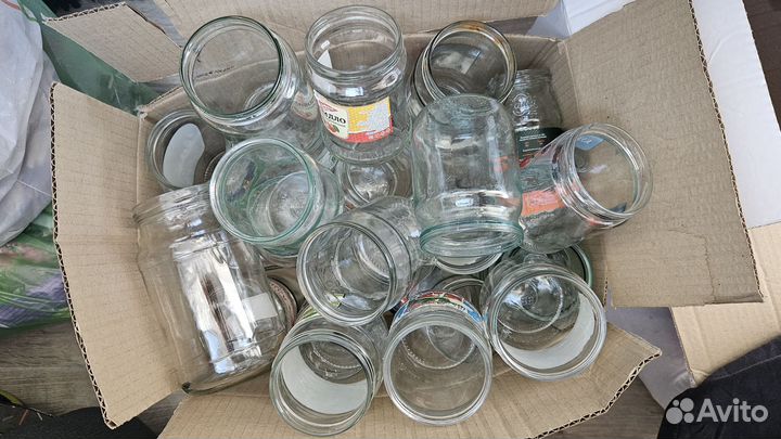 Банки стеклянные разные бесплатно
