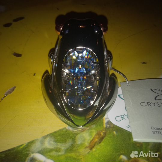 Crystocraft Лягушка с кристаллами Swarovski U0250