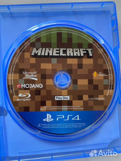 Minecraft Диск Для PlayStation 4 Б/У