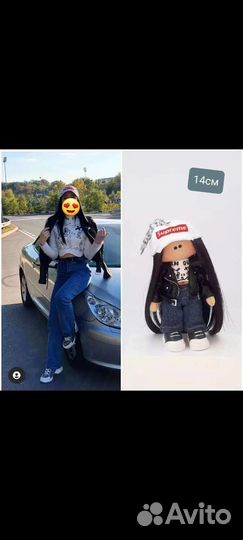 Портретная кукла по фото