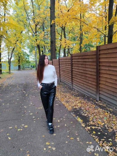 Кожаные брюки