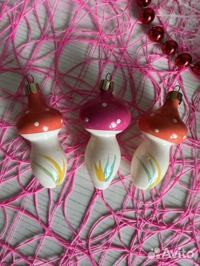 Елочная игрушка «Гриб»