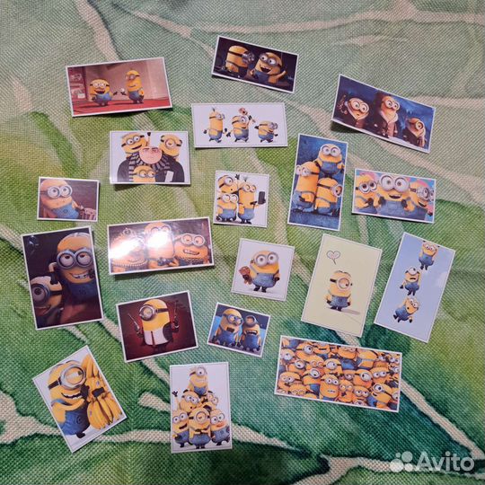 Наклейки Гадкий Я Миньоны 19 шт