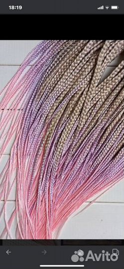 Комплект ручной работы С.Е. Косы Синегальские косы