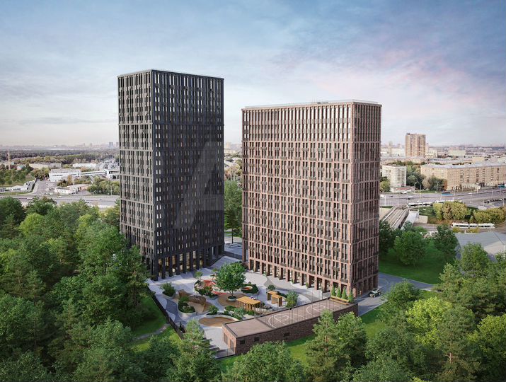 3-к. апартаменты, 60,4 м², 21/22 эт.