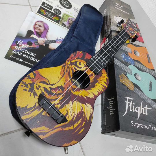 Укулеле flight сопрано новая с чехлом