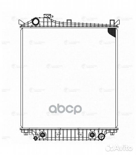 Радиатор ford explorer 06- охлаждения LRC1085