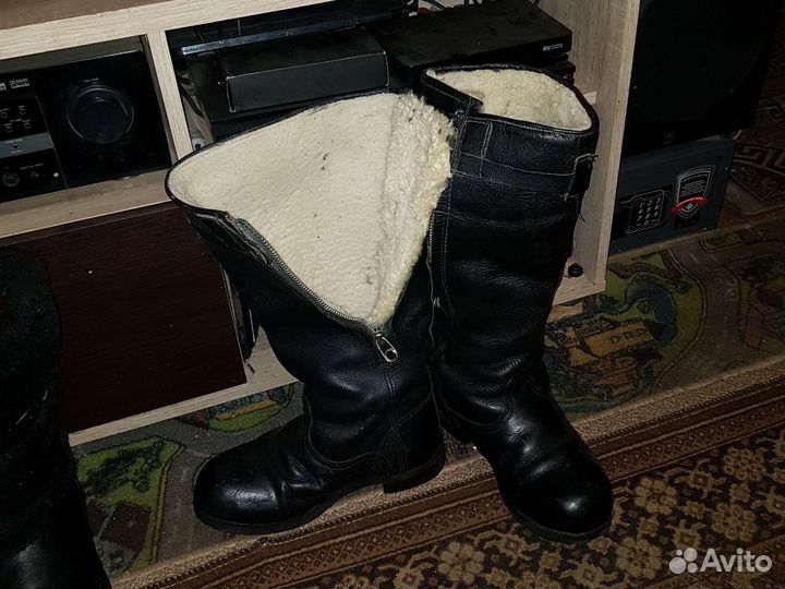 Сапоги Лётные ввс на натуральном меху