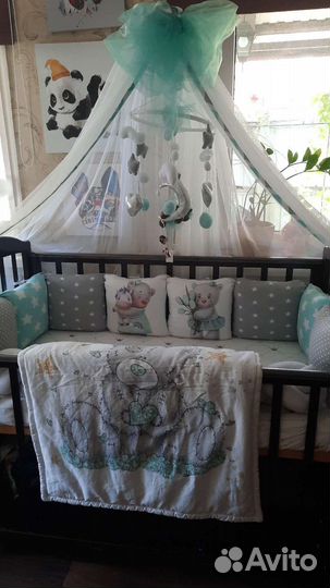 Бортики в детскую кроватку