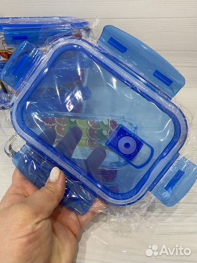 Контейнер для продуктов стеклянный на 640 мл