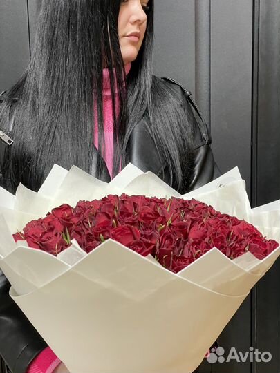 Букет цветов из 101 розы