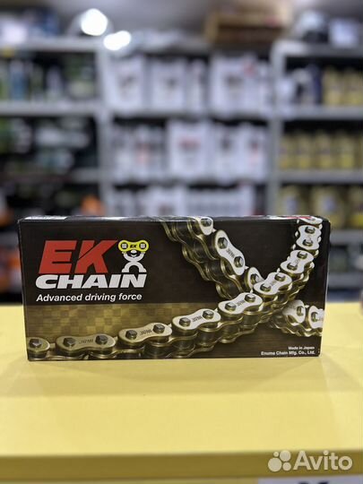 Цепи EK 525 mvxz2 Black(Япония) 114 звеньев