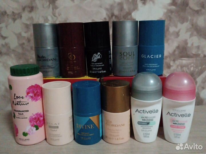 Дезодоранты, спреи для ног, тальк орифлэйм