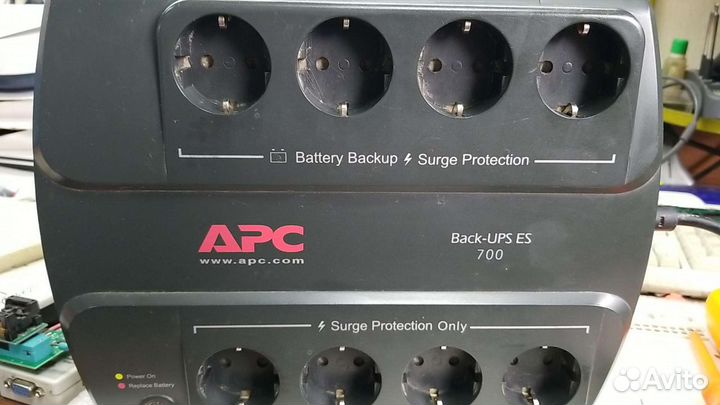 Ибп APC BE700G-RS Power-Saving Back-UPS ES 700 VA