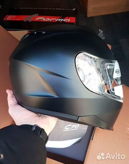 Шлем HJC C70 semi flat black XS-XL