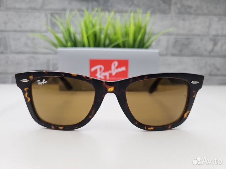 Очки Ray Ban Wayfarer 2140 902N6 Brown Leopard