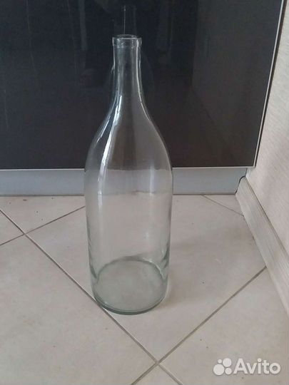 Бутылка стеклянная