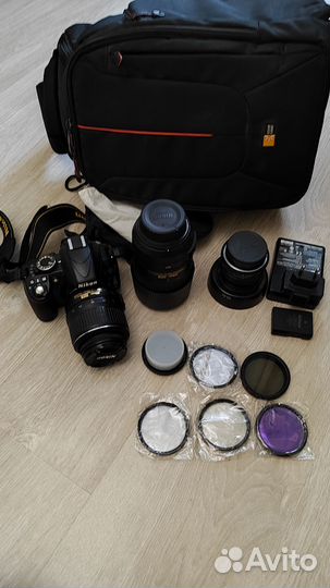 Фотоаппарат nikon d3100 +всё что на фото