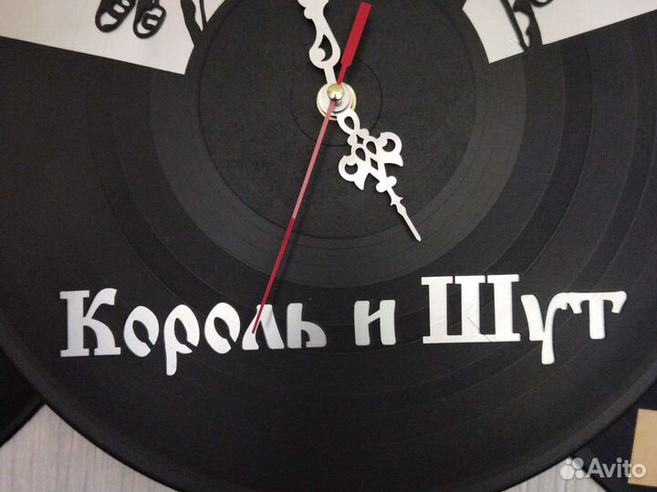 Часы из виниловой пластинки Король и Шут (киш)