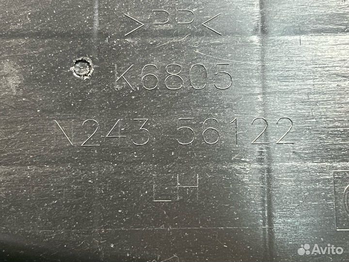 Защита днища задняя левая Fiat 124 2018 N243-56122