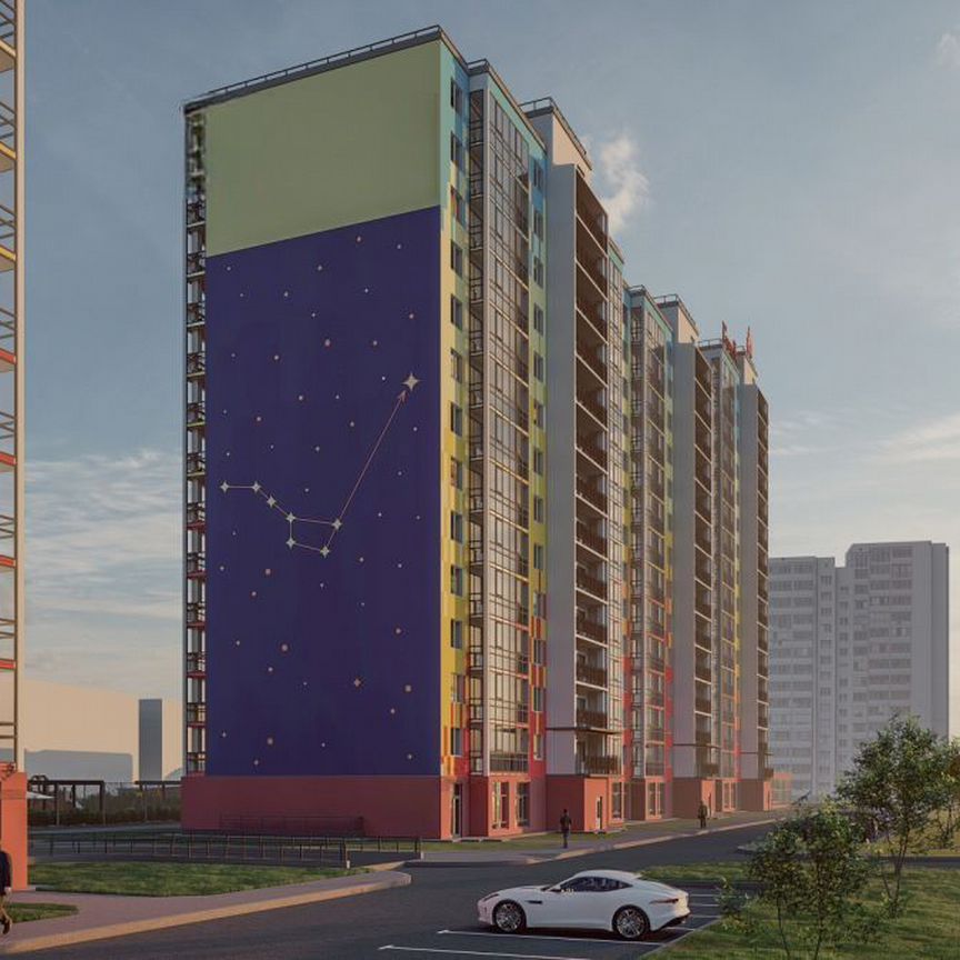 2-к. квартира, 59,8 м², 14/15 эт.