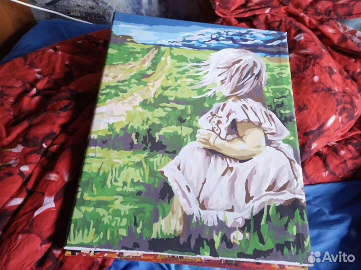 Картины по номерам раскрашенная