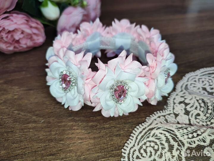 Бантики, резиночки, повязки на пучок