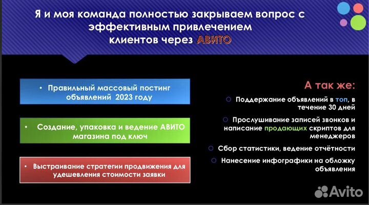 Авитолог/ Маркетолог на Авито/консультации
