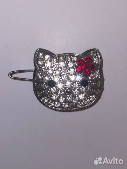Заколка hello kitty