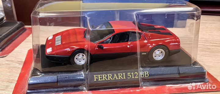 Модель машинки 1 43. Феррари ferrari 512 BB