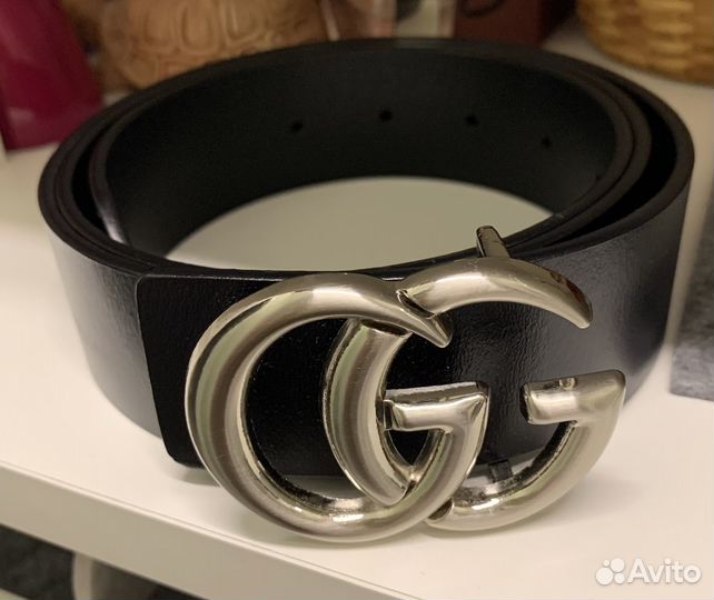 Ремень женский gucci черный