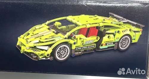 Конструктор гоночная машинка 499деталей