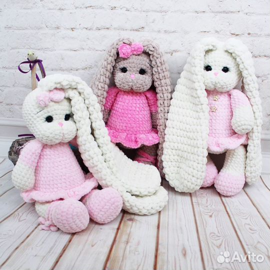 Вязаная зайка