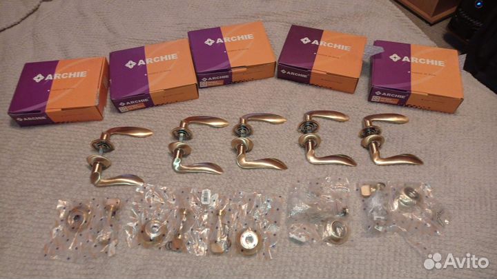 Дверные ручки италия 5 штук