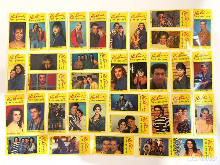 Элен и ребята Коллеционные наклейки 36 штук 1992