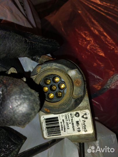 Розетка на фаркоп lancer