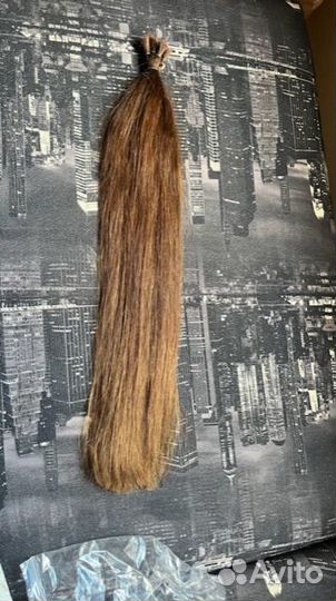 Волосы натуральные срез