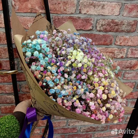 Букет Гигант из Гипсофил Доставка