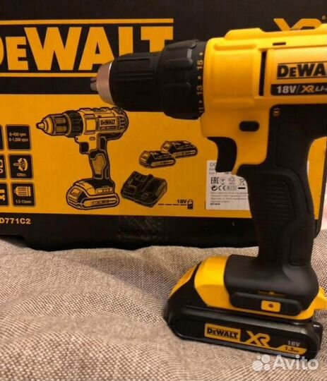 Шуруповерт DeWalt DCD771 DCD776 Зарядка, Акб, Кейс