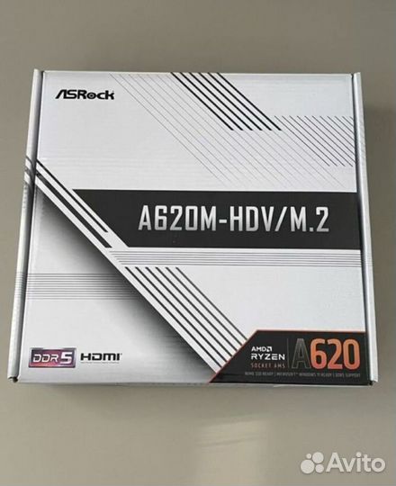 Материнская плата ASRock a620m hdv m.2