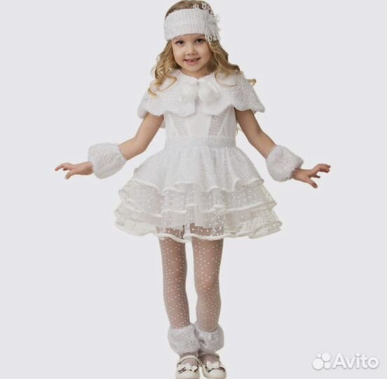 Платье снежинки