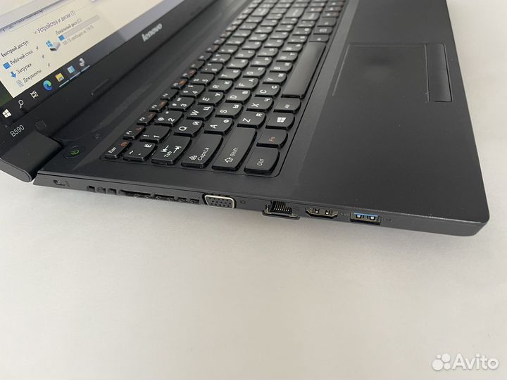 Офисный ноутбук Lenovo Intel/4gb/SSD