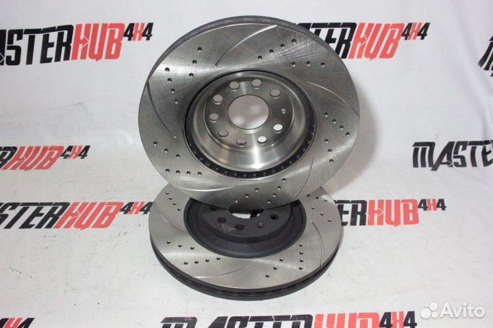 Тормозной перфорированный диск Шкода Октавия