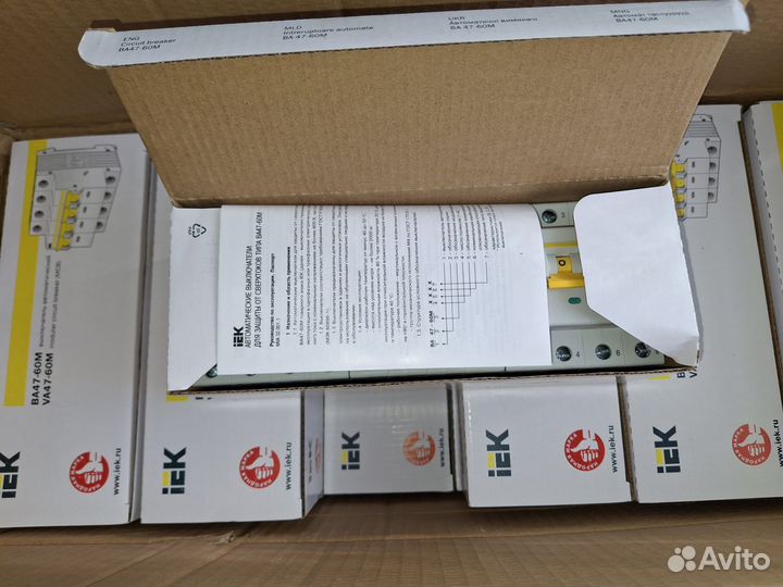 Выключатель автоматический 4р с25 и 4р с50
