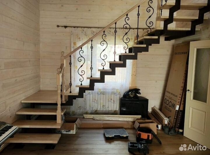 Лестница на второй этаж/изготовление лестниц